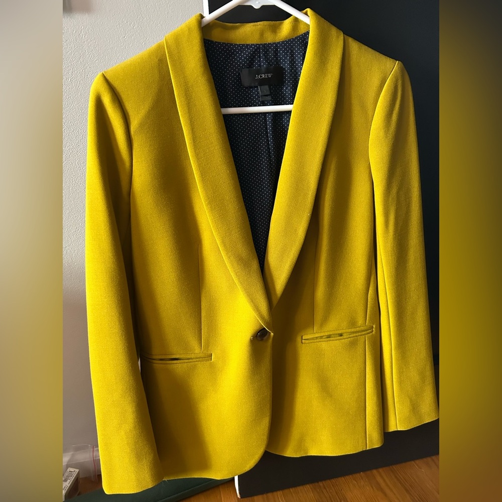 J. Crew blazer in citron size 2